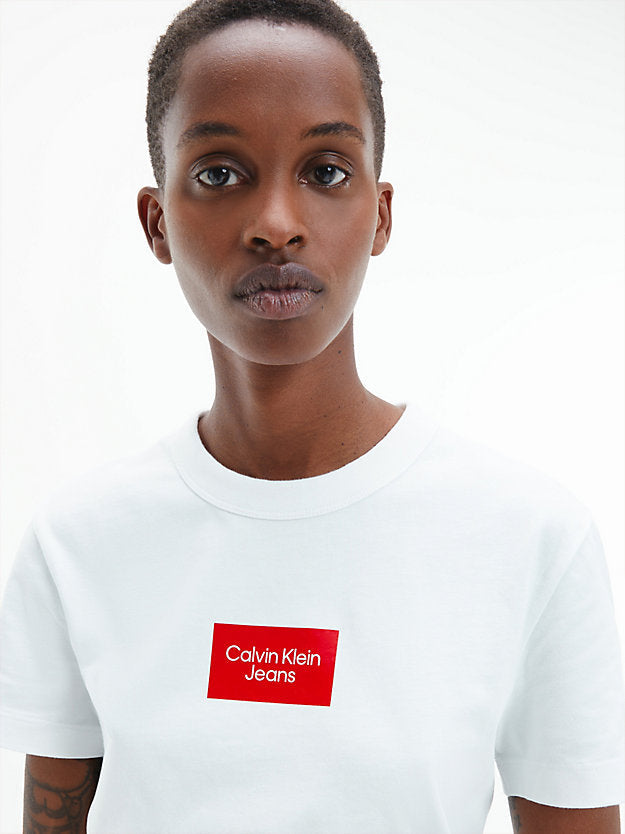 Calvin Klein bijela ženska majica (J20J220274-YAF) 4