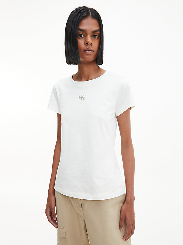 Calvin Klein bijela ženska majica (J20J220300-YBI) 1