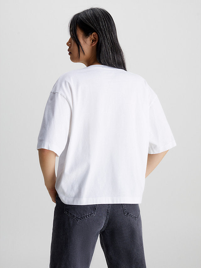 Calvin Klein bijela ženska majica (J20J221135-YAF) 2