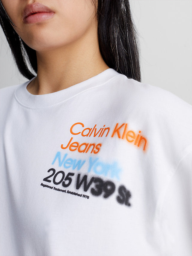 Calvin Klein bijela ženska majica (J20J221135-YAF) 3