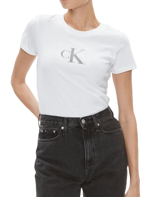 Calvin Klein bijela ženska majica s okruglim izrezom