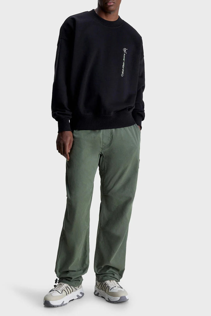 Calvin Klein crna muška majica s okruglim izrezom