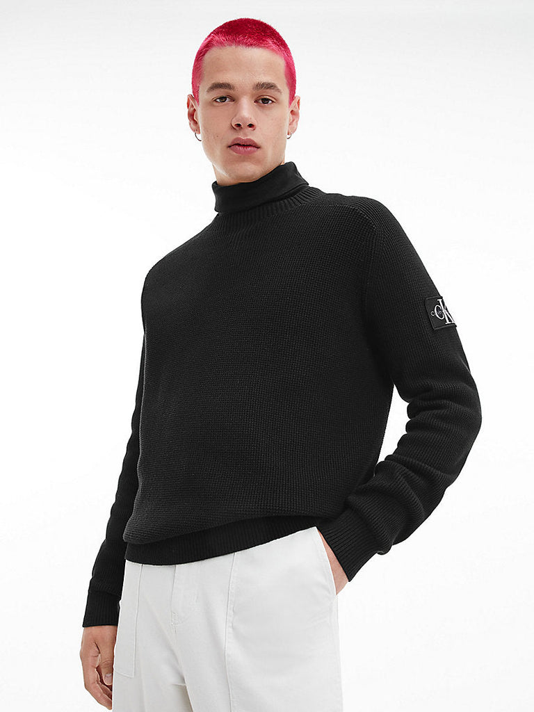 Calvin Klein crni muški džemper (J30J321692-BEH) 1