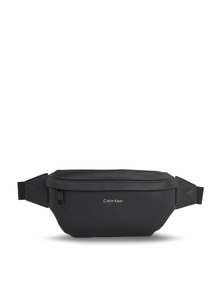 Calvin Klein kompaktna crna muška torba oko struka-[SKU]