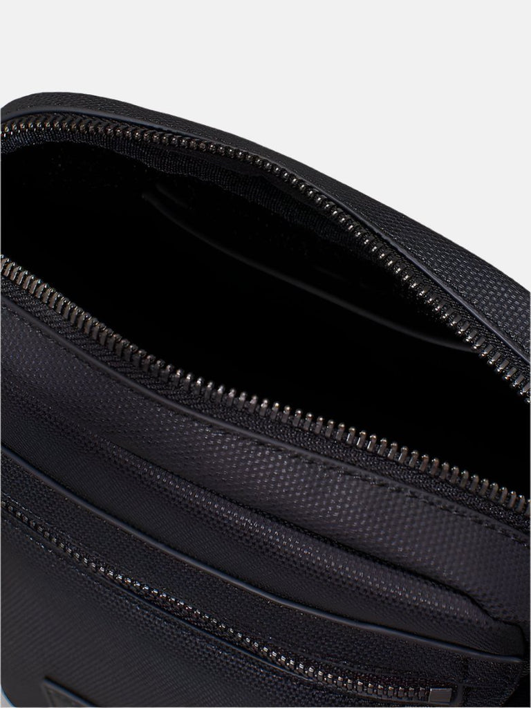 Calvin Klein crna muška torba s teksturnim uzorkom-[SKU]