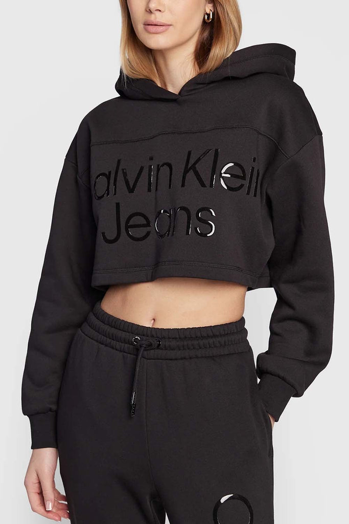 Calvin Klein crna ženska dukserica (J20J220560-BEH) 1