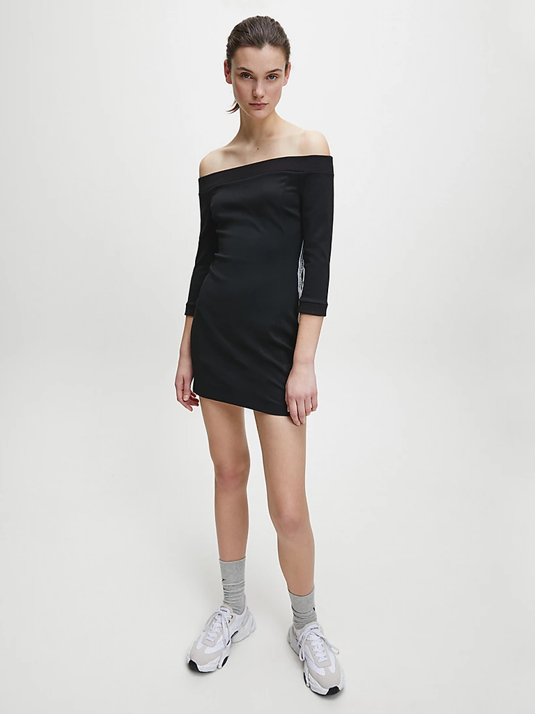 Calvin Klein crna ženska haljina (J20J214243-BAE) 2