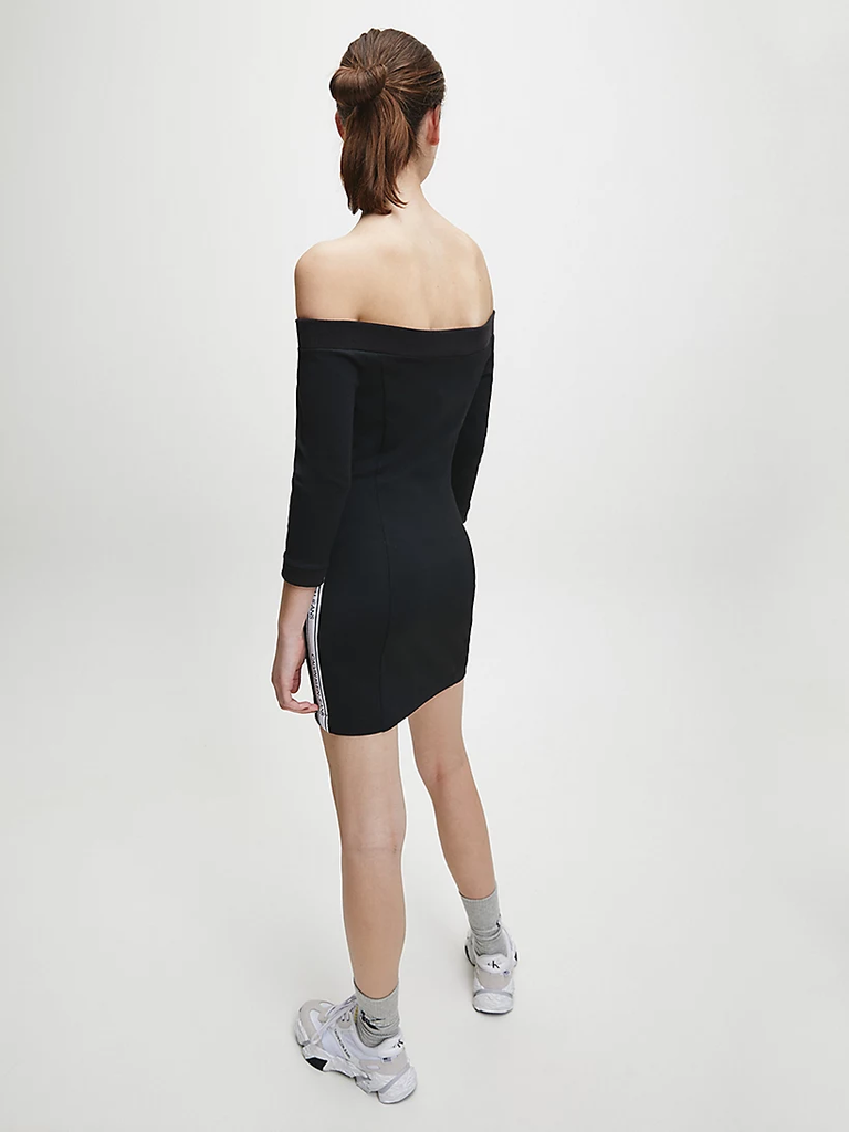 Calvin Klein crna ženska haljina (J20J214243-BAE) 4