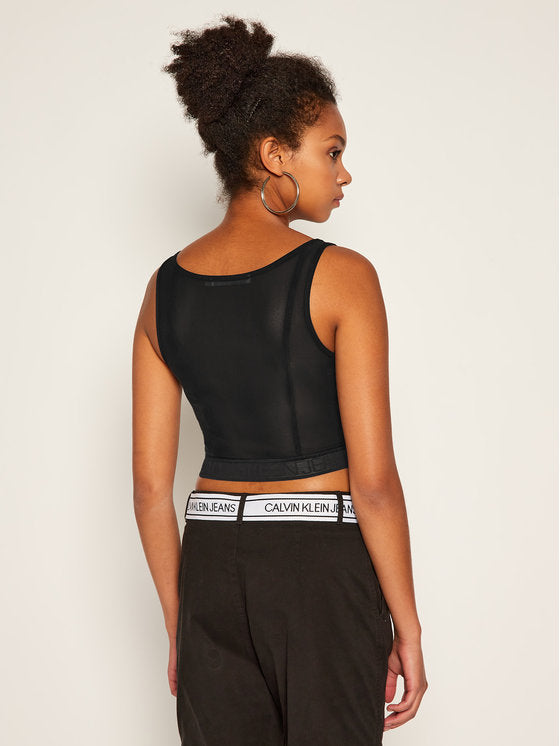 Calvin Klein crna ženska majica (J20J214173-BAE) 5