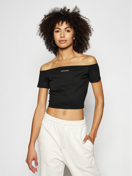 Calvin Klein crna ženska majica (J20J215700-BEH) 1