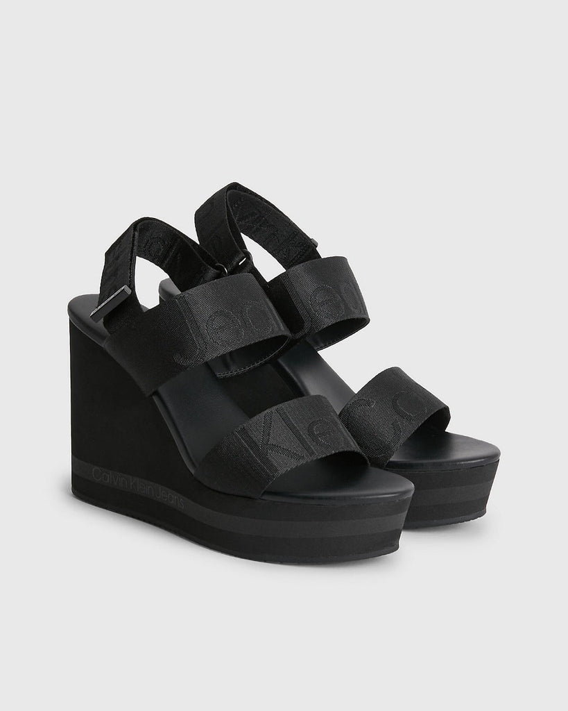 Calvin Klein crne ženske sandale (YW0YW00959-BDS) 2