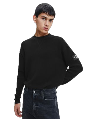 Calvin Klein crni muški džemper (J30J320047-BEH) 1