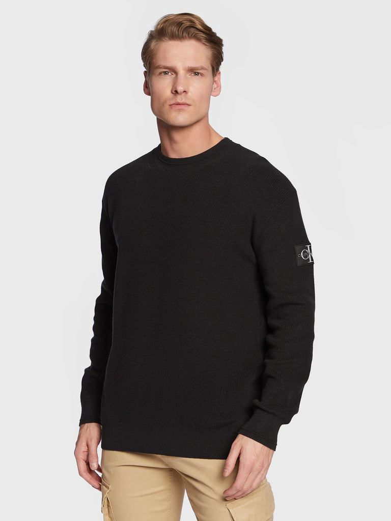 Calvin Klein crni muški džemper (J30J322619-BEH) 1