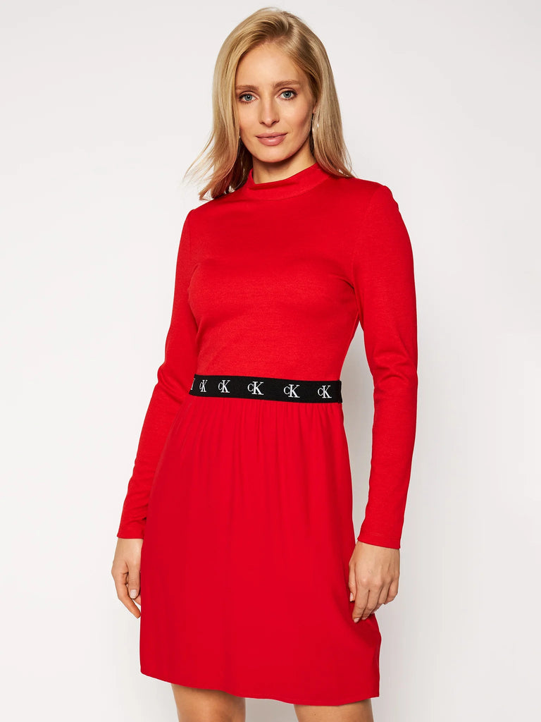 Calvin Klein crvena ženska haljina (J20J214862-XME) 1