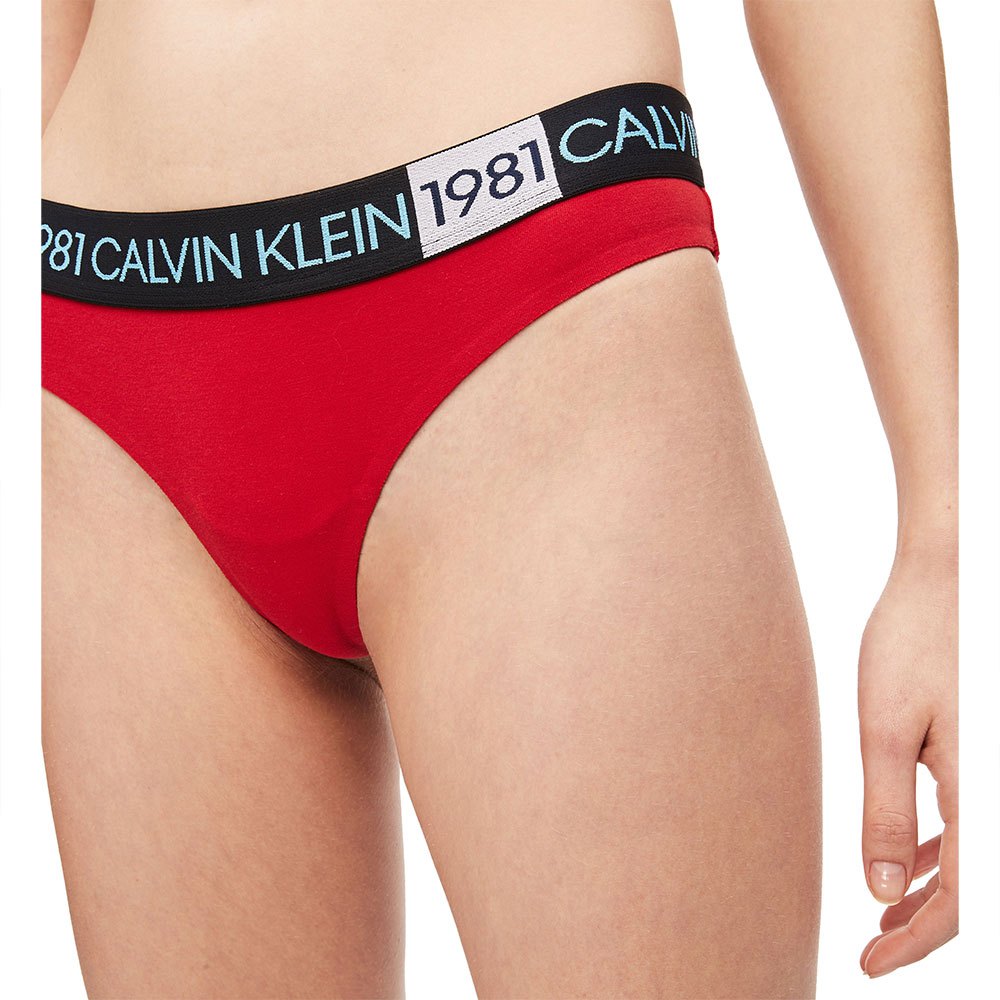 Calvin Klein crveni ženski veš sa visokim strukom