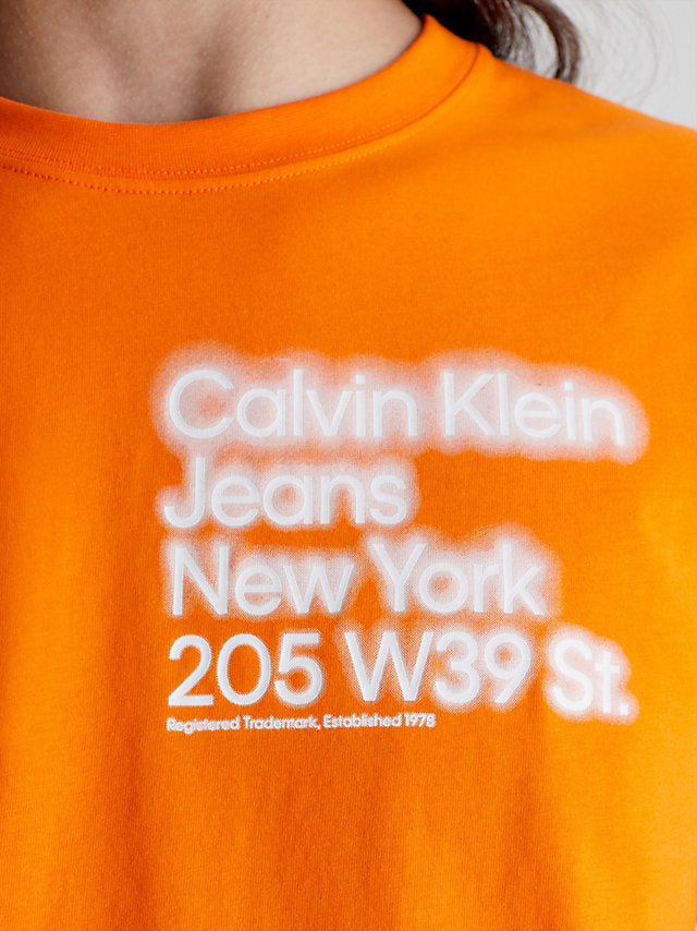 Calvin Klein narandžasta muška majica (J30J322870-SCB) 3