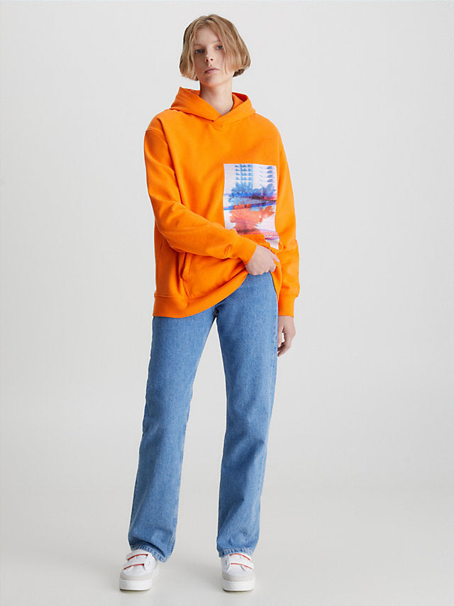 Calvin Klein narandžasta ženska dukserica (J20J221153-SCB) 4