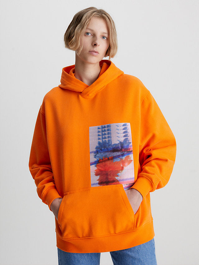 Calvin Klein narandžasta ženska dukserica (J20J221153-SCB) 1