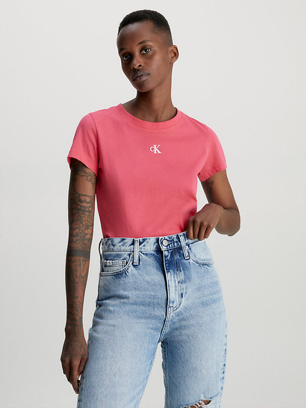 Calvin Klein pink ženska majica (J20J220300-XI1) 1