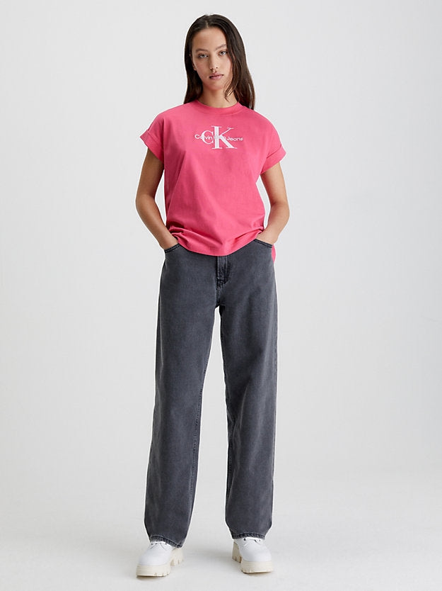 Calvin Klein pink ženska majica (J20J220717-XI1) 3