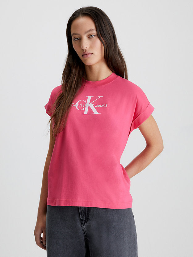Calvin Klein pink ženska majica (J20J220717-XI1) 1