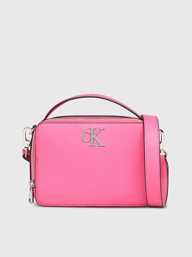 Calvin Klein pink ženska torba sa lančanim remenom-[SKU]