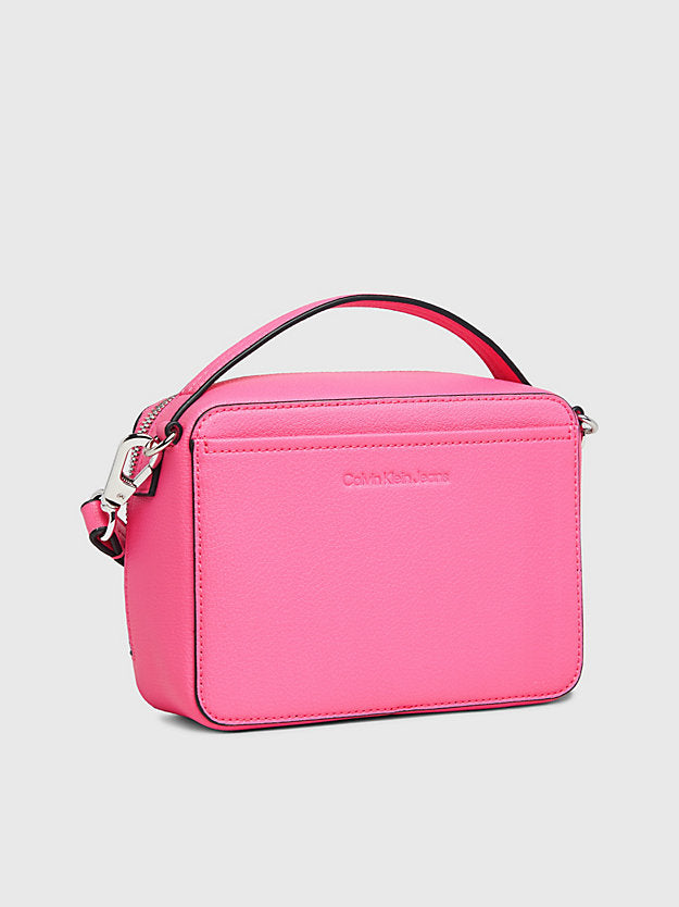 Calvin Klein pink ženska torba sa lančanim remenom-[SKU]