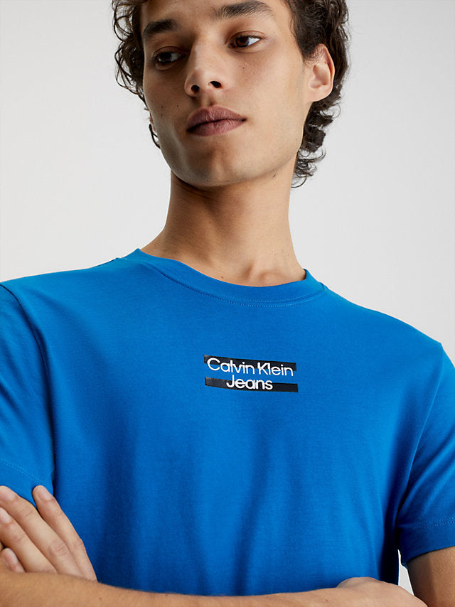 Calvin Klein plava muška majica (J30J322872-C3B) 3
