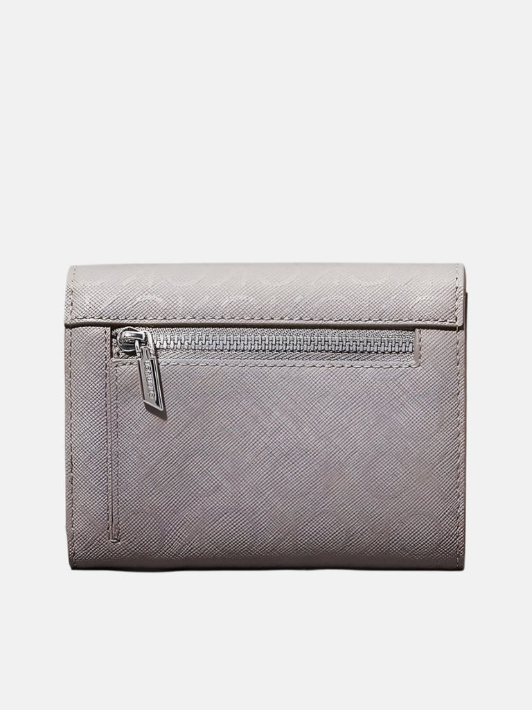 Calvin Klein rozi ženski novčanik sa teksturnim uzorkom-[SKU]