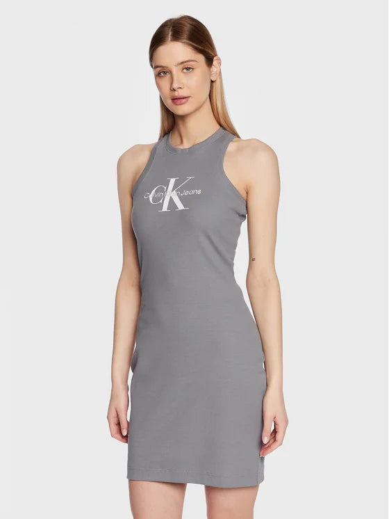 Calvin Klein siva ženska haljina (J20J220754-PN6) 1