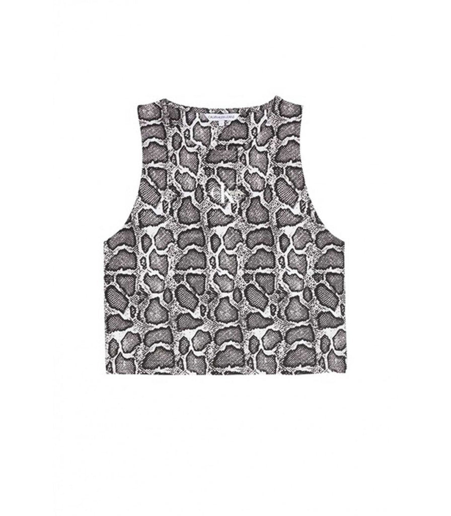 Calvin Klein siva ženska majica (J20J216249-0F4) 1