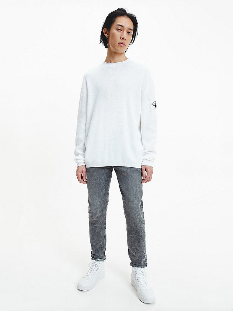 Calvin Klein sive muške farmerke sa uskim nogavicama-[SKU]