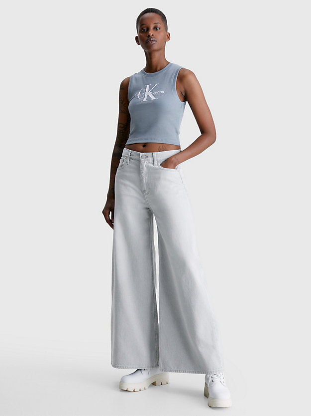 Calvin Klein sivi ženski top (J20J221521-PN6) 4