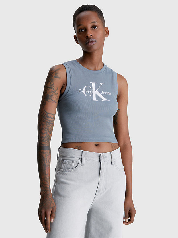 Calvin Klein sivi ženski top (J20J221521-PN6) 1