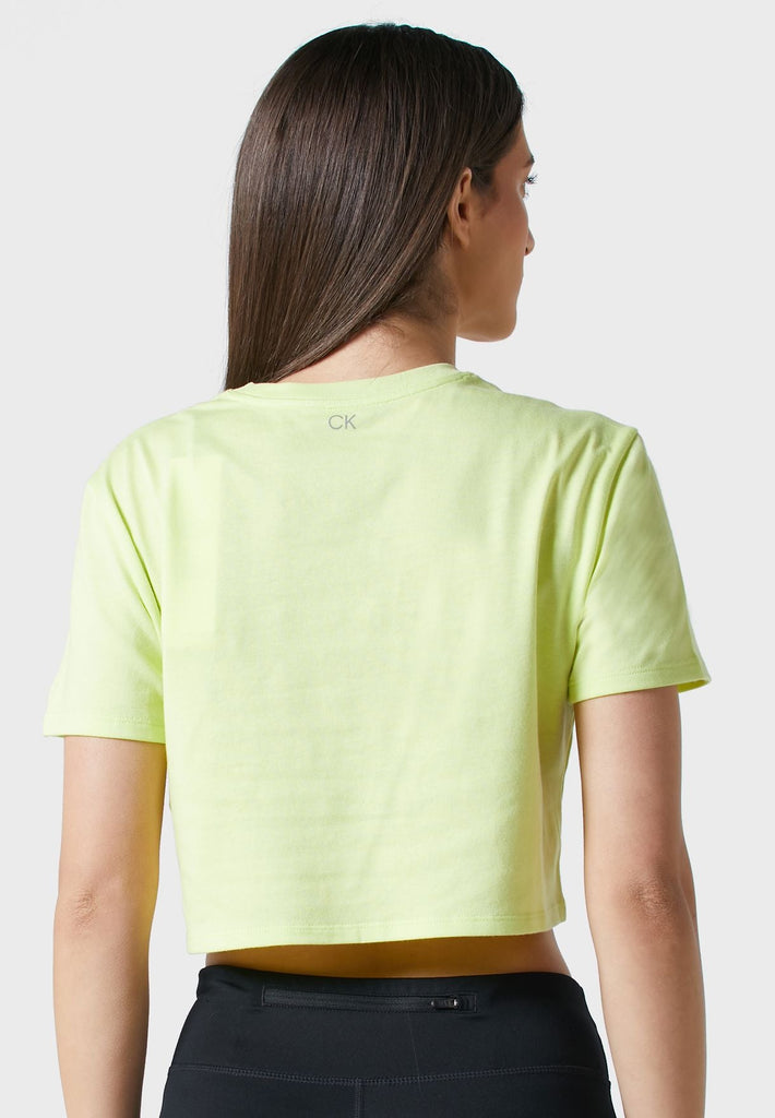 Calvin Klein zelena ženska majica (00GWS2K187-SLM) 2