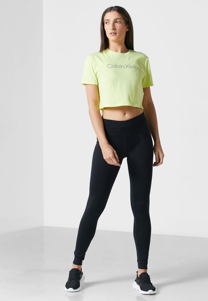 Calvin Klein zelena ženska majica (00GWS2K187-SLM) 4