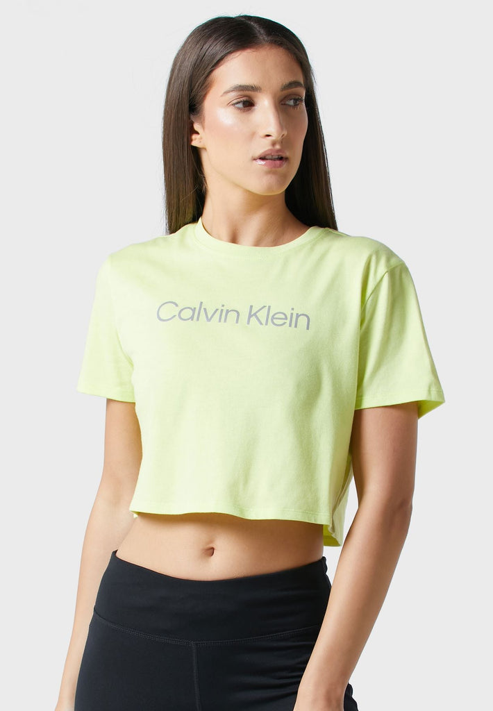 Calvin Klein zelena ženska majica (00GWS2K187-SLM) 1
