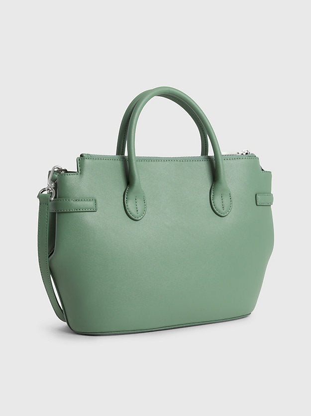 Calvin Klein zelena ženska torba sa kratkom ručkom-[SKU]