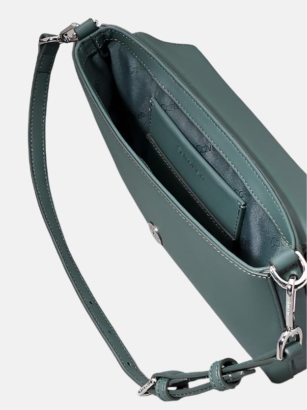 Calvin Klein zelena ženska torba sa krokodil uzorkom-[SKU]