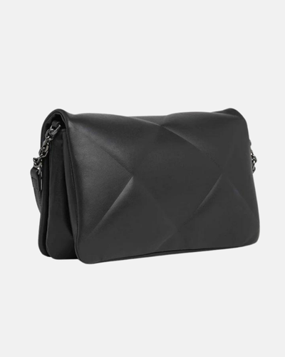 Calvin Klein crna ženska torba s preklopnim zatvaranjem-[SKU]