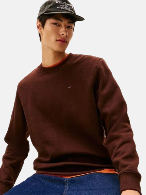 Tommy Hilfiger bordo muška majica dugih rukava-[SKU]