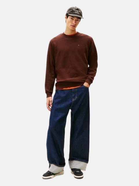 Tommy Hilfiger bordo muška majica dugih rukava-[SKU]