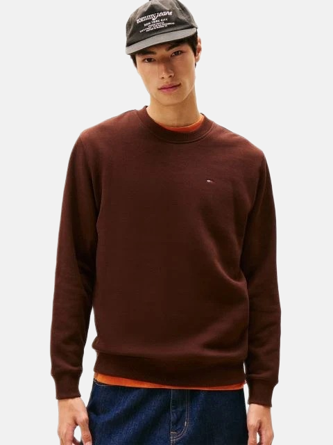 Tommy Hilfiger bordo muška majica dugih rukava-[SKU]