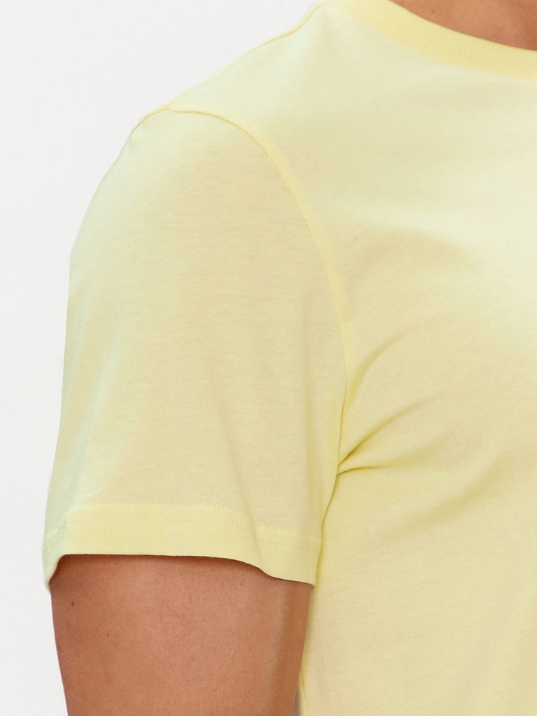 Tommy Hilfiger žuta muška majica s okruglim izrezom-[SKU]