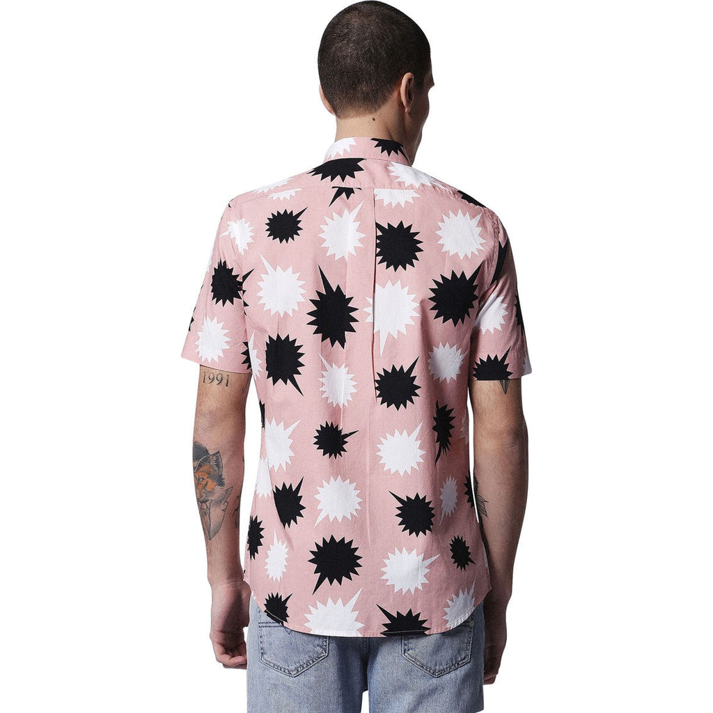 Diesel roza muška košulja sa cvjetnim uzorkom