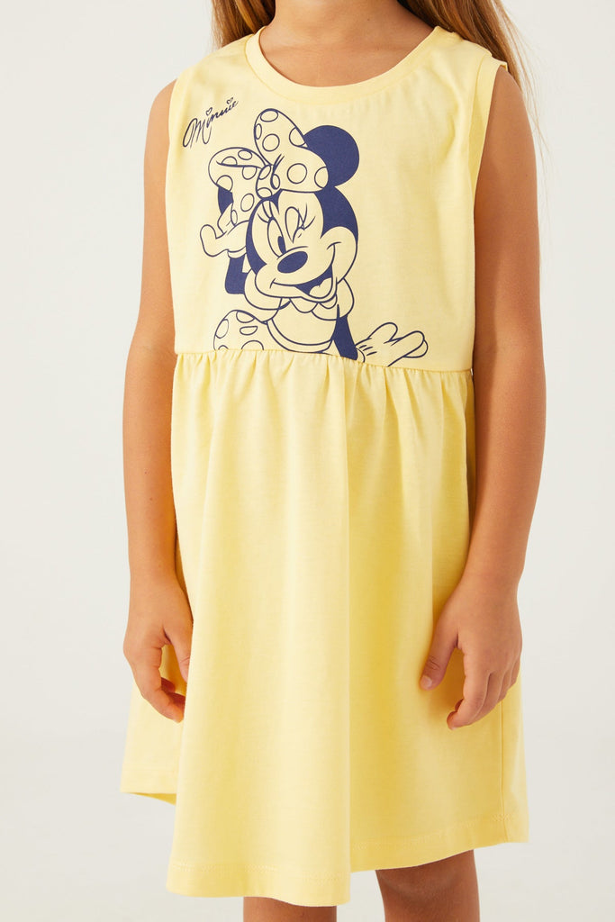 Disney bež haljina za djevojčice s Minnie Mouse printom