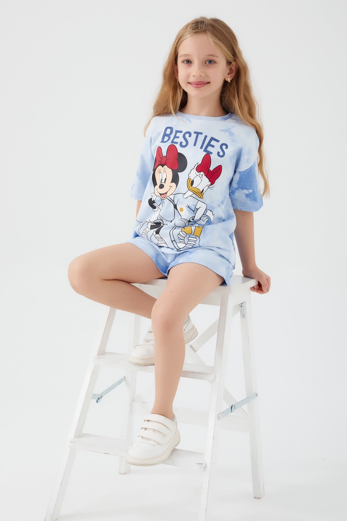 Disney plavi komplet za djevojčice "Minnie i Daisy"