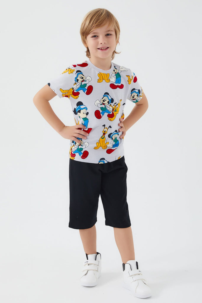 Disney sivi komplet za dječake s uzorkom crtanog junaka