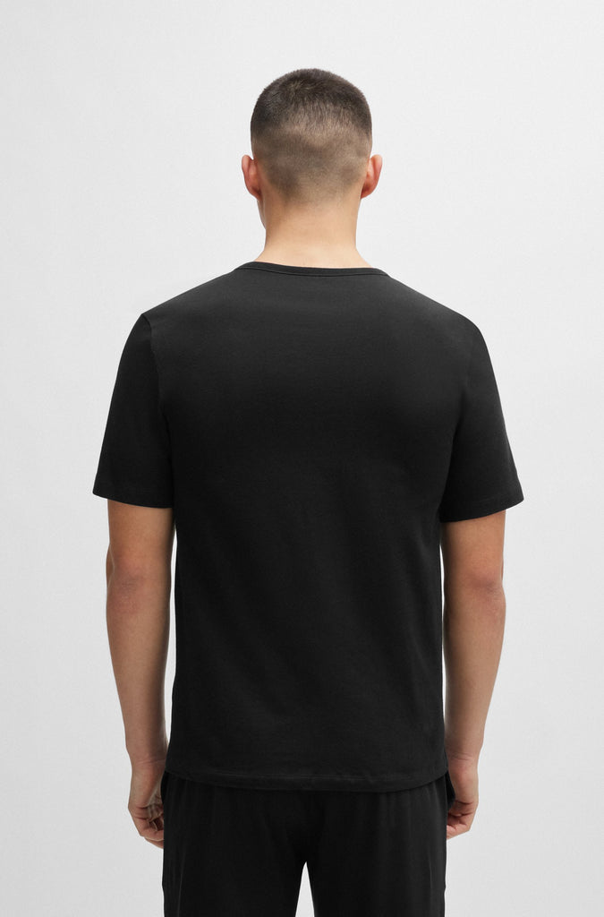Hugo crna muška majica s okruglim izrezom