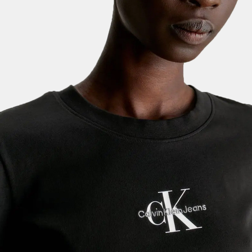 Calvin Klein crna ženska majica s okruglim izrezom-[SKU]